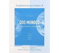 Workbook/Lab Manual Part A To Accompany Dos Mundos