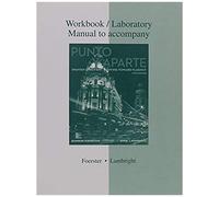 Workbook/Laboratory Manual To Accompany Punto Y Aparte
