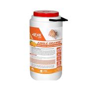 WORKDERM | JUNGLE Orange : Savon Mains Naturel avec Microbilles Végétales - Sans Solvant Pétrolier - Enrichi en Beurre de Karité - Élimine Graisses, Huiles, Peintures et Goudrons | 4 litres