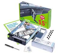 WORKDONE Caddy 3.5" Adaptateur 2.5" Compatible avec Dell WH5D2 9W8C4 | Uniquement pour plus grande baie Hot-Swap 10.6cm, SAS, R760 R640 R440 R550 R450 R650xs, Manuel, Étiquettes, Vis, Tournevis