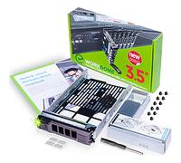 WORKDONE Plateau Boîtier Caddy HDD 3.5" Compatible avec Les Dell PowerEdge - 2.5" HDD Adaptateur Pattes de Fixation - NVMe SSD SAS SATA - châssis et Fond de Panier Insertion à Chaud