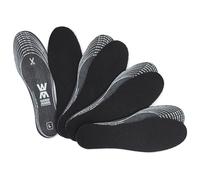 WorkerWalker Semelles de chaussures pour hommes et femmes - Lot de 4 semelles épaisses Super Active Pro pour chaussures et bottes de travail Semelles confortables et respirantes 36 EUR - 46 EUR