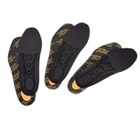 WorkerWalker Semelles de chaussures pour hommes et femmes - Poliyou Active Pro Lot de 3 semelles épaisses pour Chaussures et bottes de travail Semelles intérieures confortables - 46 EUR