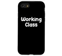 Working Class Blue Collar Work Ethic Saying Design Coque pour iPhone SE (2020) / 7/8