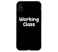 Working Class Blue Collar Work Ethic Saying Design Coque pour iPhone XS Max
