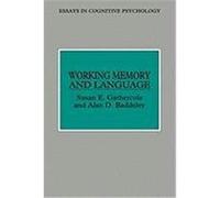 Working Memory and Language Processing Gathercole, Susan E., Baddeley, Alan D., Gathercole Susa (Auteur)