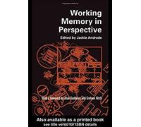 Working Memory In Perspective