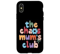 Working Mothers - PDG Busy Tired Funny The Chaos Mums Club Coque pour iPhone X/XS