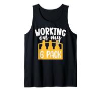 Working on My Six Pack Gym and Team Drinking Beer Lover Débardeur