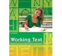 Working Text (Teacher's Guide): Teaching Deaf And Second-Language Students To Be Better Writers [With Cd (Audio)]