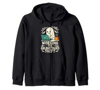 Working The Graveyard Shift Ghost Sweat à Capuche