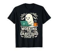Working The Graveyard Shift Ghost T-Shirt