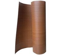 workingHOUSE Brise-Vue de Balcon en Polyrotin Rouleau de Brise Hauteur 1200 cm - Vue pour Terrasse, Balustrade et Balcon - Brise-Vue d'Extérieur Résistant aux Intempéries - Marron Miel
