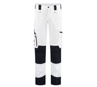 Workman 9004 STRETCH Worker Pantalon De Travail P2S - Blanc / Bleu Marine - Taille 54 (38/34)