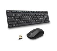 Pack 2en1 (Clavier/Souris) sans fil Advance WorkMate Plus (Noir)