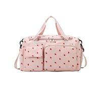 Workout Bag, Large Capacity Athletic Duffel, 48x24x27cm/18.9x9.45x10.63 inches Built-in Shoe Compartment, Portable Training Organizer, Travel Gym Accessory, for Women and Girls