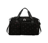 Workout Bag, Large Capacity Athletic Duffel, 48x24x27cm/18.9x9.45x10.63 inches Built-in Shoe Compartment, Portable Training Organizer, Travel Gym Accessory, for Women and Girls
