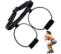 Workout Bands for Legs - Glute Stretching Training Tool with Waist Belt | Leg Stretching Resistance Bands for Home Gym Yoga Daily Commuting Apartment Dormitory