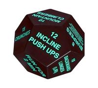Workout Dice - 12 Sided Exercise Cube, Fun Fitness Training Tool, Random