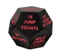 Workout Dice - 12 Sided Exercise Cube, Fun Fitness Training Tool, Random