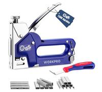 WORKPRO Agrafeuse Murale Multifonction 3 en 1 en Acier