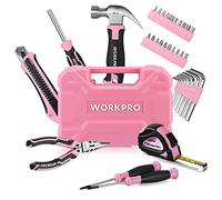 WORKPRO Caisse à Outils Rose 35 Pièces