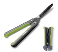 WORKPRO Cisaille à Haies Pliable 58,5 cm | Ciseaux de Jardin avec Lames Ondulées, Taille-Haie Manuel Professionnel pour Arbustes, Haies, Bordures et Travaux de Taille