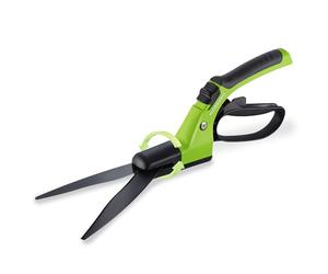 WORKPRO Cisailles à Gazon 360° Rotatives avec Lames en Acier, 16 Positions | Poignée Ergonomique Antidérapante, Outil Léger pour Bordures de Pelouse et Entretien du Jardin