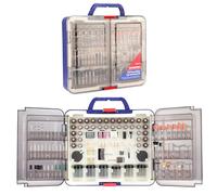 WORKPRO Coffret de 476 Accessoires d'Outils Rotatifs Universels, Kit d’Accessoires d'Outils Rotatifs Multifonctions pour Coupe, Gravure, Meulage, Polissage, Ponçage, Perçage, etc.