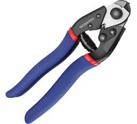 WORKPRO Coupe-câble en acier chrome-vanadium pour câble métallique, inox et réparation de câble de frein de vélo - 190 mm