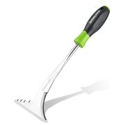 WORKPRO Désherbeur Manuel 3 en 1 en Acier Inoxydable - Grattoir, Arrache-Racines, Lame Dentelée - Outil de Jardinage pour Mousse, Fissures, Racines et Mauvaises Herbes