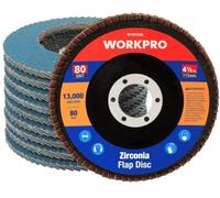 WORKPRO Disques Abrasifs 10 pièces, Disques de lames ø115 mm
