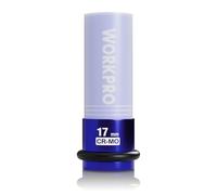 WORKPRO Douille 1/2" 17 mm, Acier CR-MO ouille Professionnelle