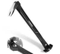 WORKPRO Extracteur d'ongles de 33 cm, barre de levier de patte de chat, outil de retrait d'ongles avec patte de chat et extracteur d'ongles à bascule, pied de biche pour rénovation domestique,