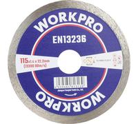 WorkPro GSOSCR-1 Disque à tronçonner 115 mm 1 pc(s) Céramique, Porcelaine, Marbre, Brique, Verre, pierre à chaux, Granite, Pierre