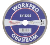 WorkPro GSOSCR-3 Disque à tronçonner diamanté 180 mm 1 pc(s) Céramique, Porcelaine, Marbre, Brique, Verre, pierre à chaux