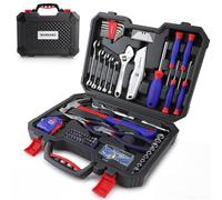 WORKPRO Kit d'Outils Maison 160 Pièces avec Mallette de Rangement