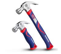 WORKPRO Lot de 2 Marteaux de Charpentier avec Arrache-Clou