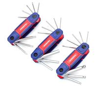 WORKPRO Lot de Clé Hexagonale en Cr-V Portative 24 Pièces