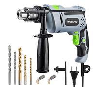 WORKPRO Perforateur à Percussion 850W, Marteau Perceur 2 en 1