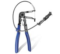 WORKPRO Pince à Collier de Serrage Durite avec Câble Bowden de 700 mm, Pince de Serrage à Fil Flexible et Longue Portée, Outil Automobile pour Colliers de Tuyaux de Carburant, Radiateur et Huile