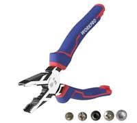 WORKPRO Pince Universelle Multifonctionnelle en Cr-V 200mm, avec Poignée Bi Matière Confortable pour Couper, Serrer ou Tirer les Vis et Boulons, Idéal pour le Bricolage, Réparation, Electricien