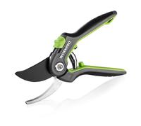 WORKPRO Sécateur de Jardin Professionnel 210mm, avec Lame SK5 | Plage de CoupeØ19mm, Ciseaux Jardinage pour Branche, Fleur et Fruits, Broussailles, Cisailles à Plantes pour le Jardinage