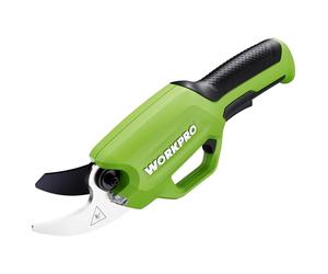WORKPRO Sécateur Électrique 7,2 V, Professionnel Secateur Electrique avec Lames en SK5, Batterie 2000 mAh, Diamètre de Coupe de 19 mm pour Jardins, Branches et Arbres Fruitiers