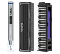 WORKPRO Tournevis Électrique de Précision 42 en 1, Set de Tournevis de Précision avec 36 Embouts S2, Boîte Magnétique, Recharge Type-C, pour Réparation de Téléphone, Montre, Appareil Photo