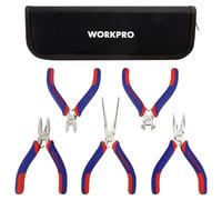 WorkPro WP201015 universel Set de mini-pinces 5 pièces