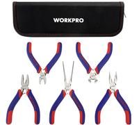 WorkPro WP201015 universel Set de mini-pinces 5 pièces