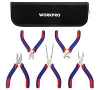WorkPro WP201015 universel Set de mini-pinces 5 pièces