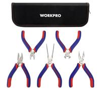 WorkPro WP201015 universel Set de mini-pinces 5 pièces