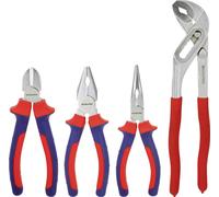 WorkPro WP201020 pour l'électronique et la mécanique de précision Pince d'ajustage 4 pièces